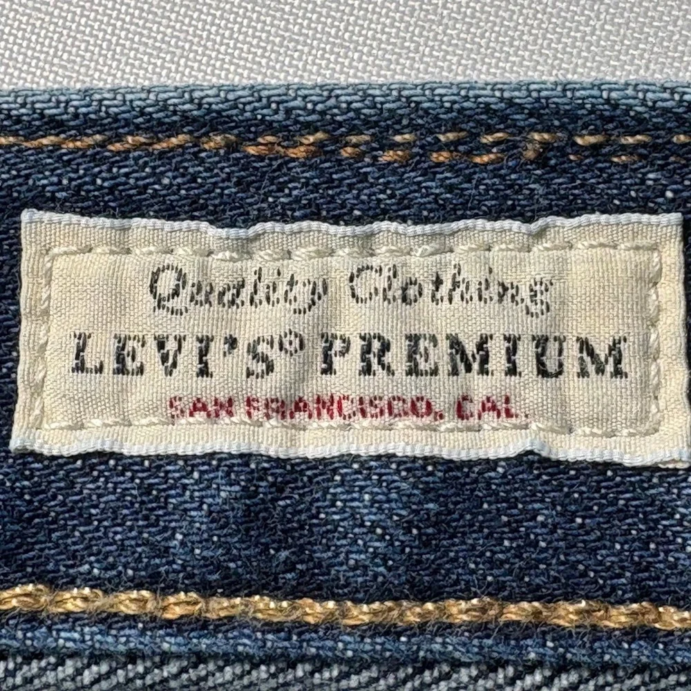 Levis Premium 501 93 Straight Leg Jeans‎ 36x30 (fits 35x26) Dark Wash Button Fly